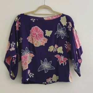 Anthropologie Anna Sui silk kimono blouse top